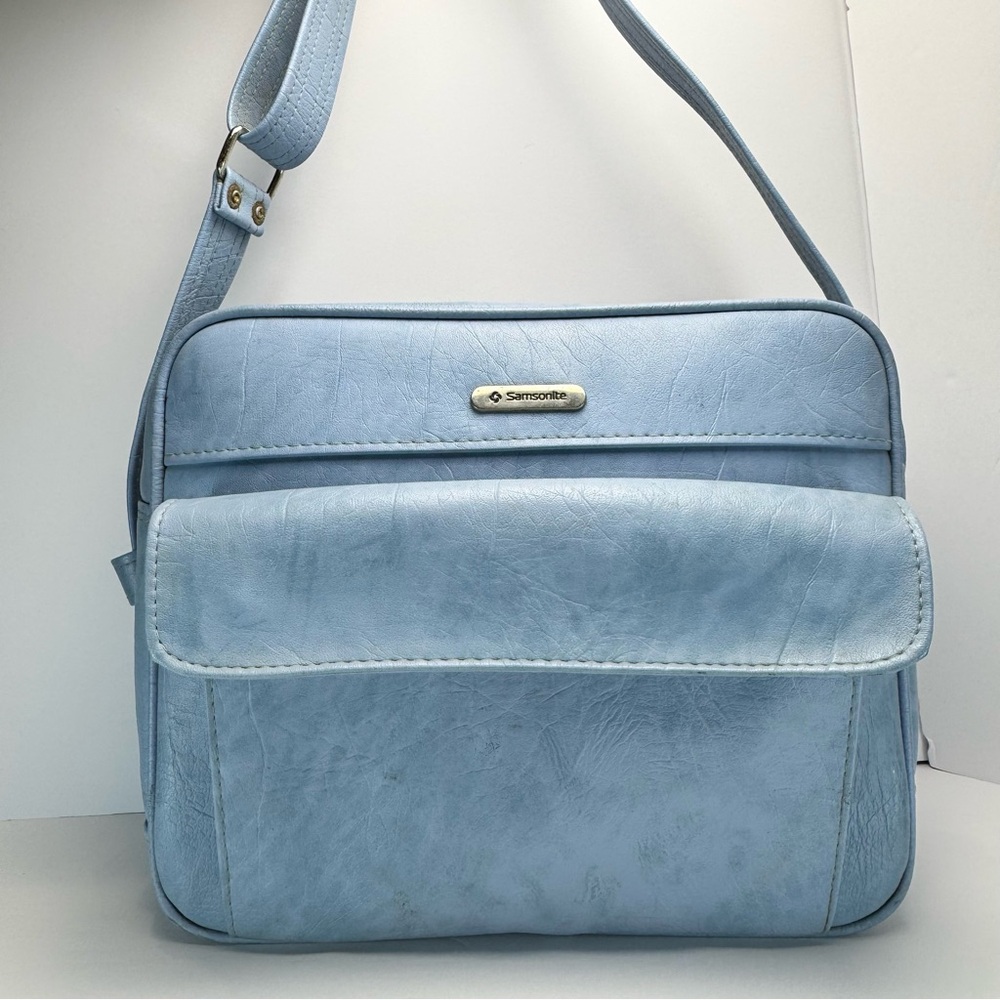 Samsonite Cordoba Vintage Blue Crossbody Bag - Picture 3 of 16